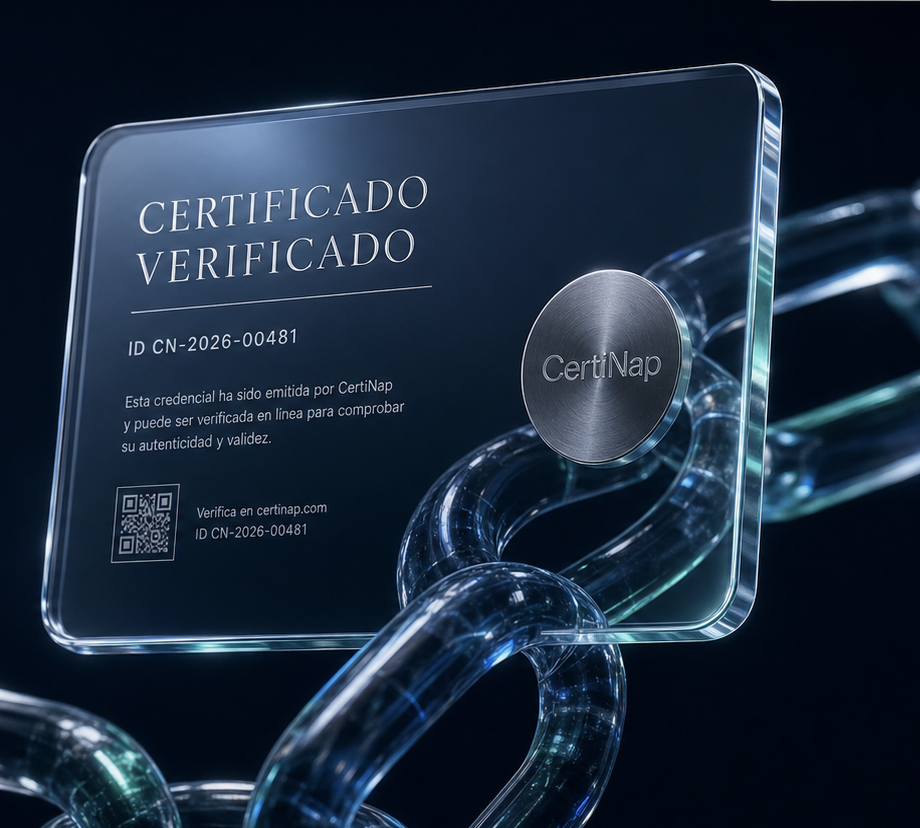 Certificado CertiNap de cristal